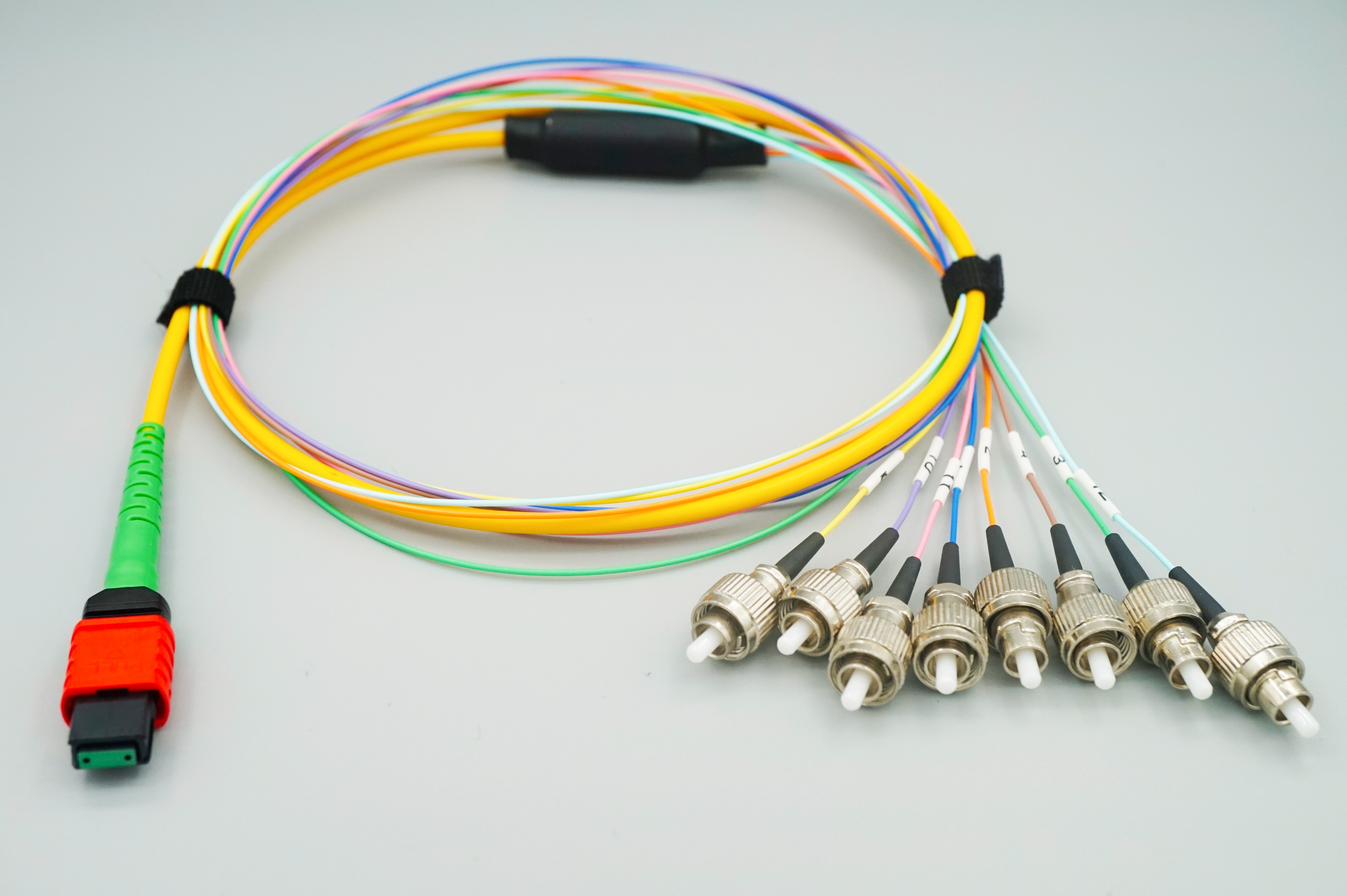 MM MNC Cable, MNC to MPO (8°),12ch