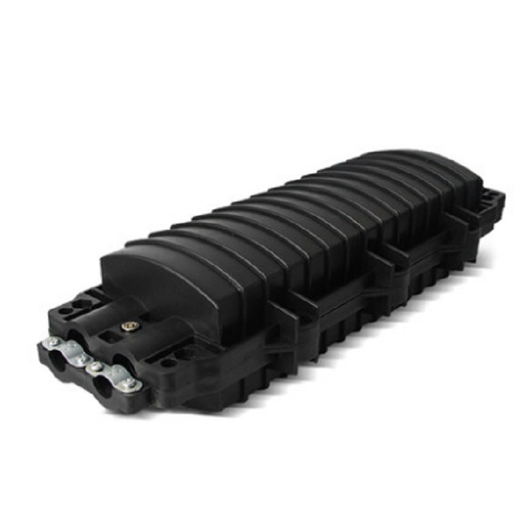 Horizontal 2 inlet & 2 outlet Fiber Optic Splice Closure