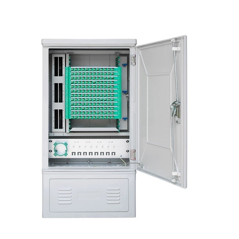 144 Cores Floor Mount Fiber Optic Distribution Cabinet