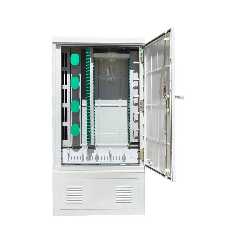288 Cores Floor Mount Fiber Optic Distribution Cabinet