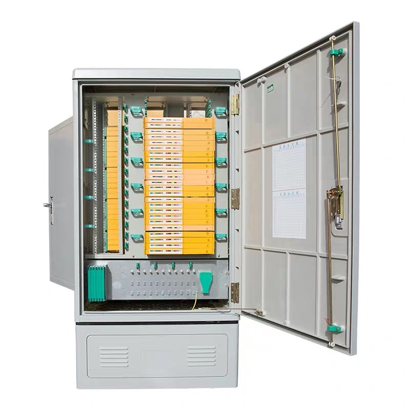 576 Cores Floor Mount Fiber Optic Distribution Cabinet