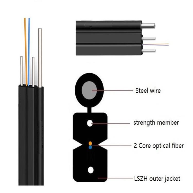 FTTH Self-Supporting  Fiber Optic Drop Cable