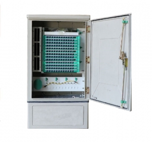 144 Cores Floor Mount Fiber Optic Distribution Cabinet