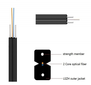 FTTH Self-Supporting  Fiber Optic Drop Cable